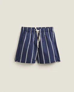 ZARA Home Striped Swim Trunks