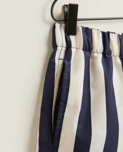ZARA Home Striped Swim Trunks