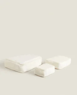 ZARA Home Striped Travel Organizers (Pack Of 3)