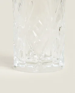 ZARA Home Tall Tumbler With Raised Design