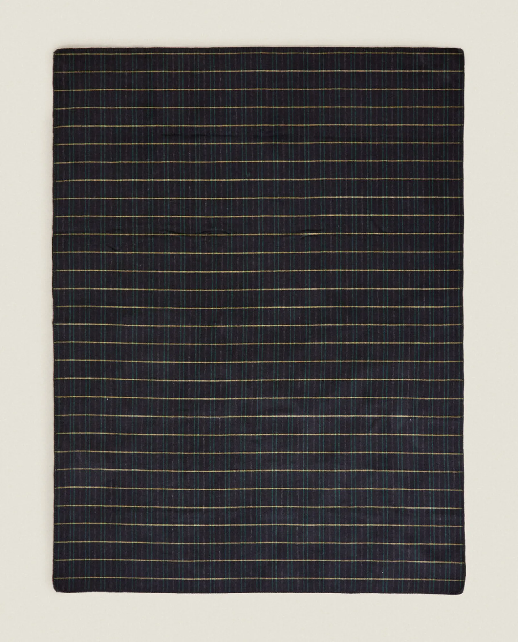 ZARA Home Tartan Wool Blanket