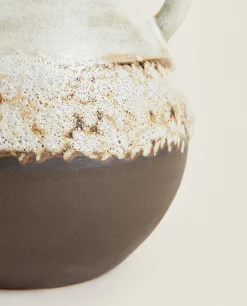 ZARA Home Terracotta Vase With Handles