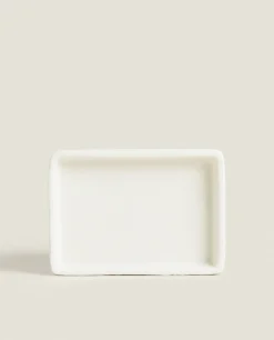 ZARA Home Textured Ceramic Soap Dish
