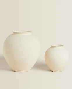 ZARA Home Textured Ceramic Vase