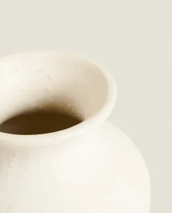 ZARA Home Textured Ceramic Vase