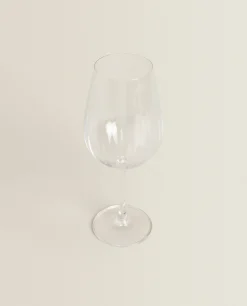 ZARA Home Textured Crystalline Wine Glass