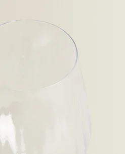 ZARA Home Textured Crystalline Wine Glass