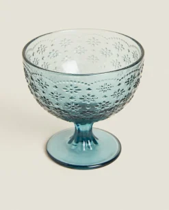 ZARA Home Textured Floral Design Ice-Cream Cup