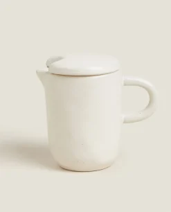 ZARA Home Textured Milk Pitcher With Lid
