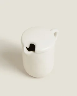 ZARA Home Textured Milk Pitcher With Lid