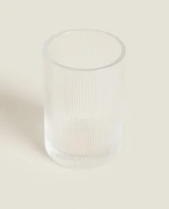 ZARA Home Textured Striped Tumbler
