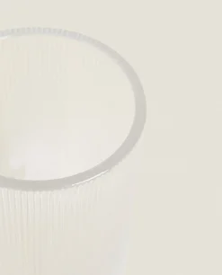 ZARA Home Textured Striped Tumbler