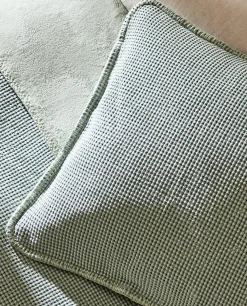 ZARA Home Textured Waffle-Knit Throw Pillow Cover
