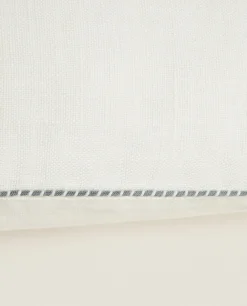 ZARA Home Throw Pillow Cover With Backstitching