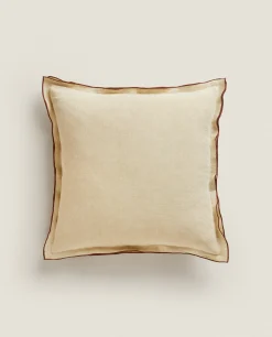 ZARA Home Throw Pillow Cover With Piping