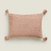 ZARA Home Throw Pillow Cover With Tassels