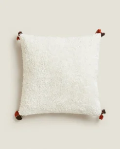 ZARA Home Throw Pillow Cover With Tassels