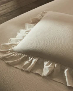 ZARA Home Throw Pillow With Ruffle Trim