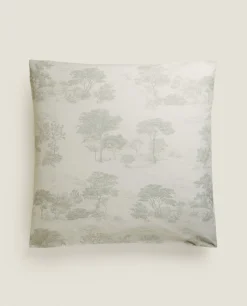 ZARA Home Toile De Jouy Pillowcase