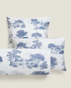 ZARA Home Toile De Jouy Pillowcase