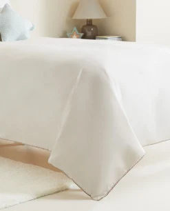ZARA Home Topstitched Duvet Cover