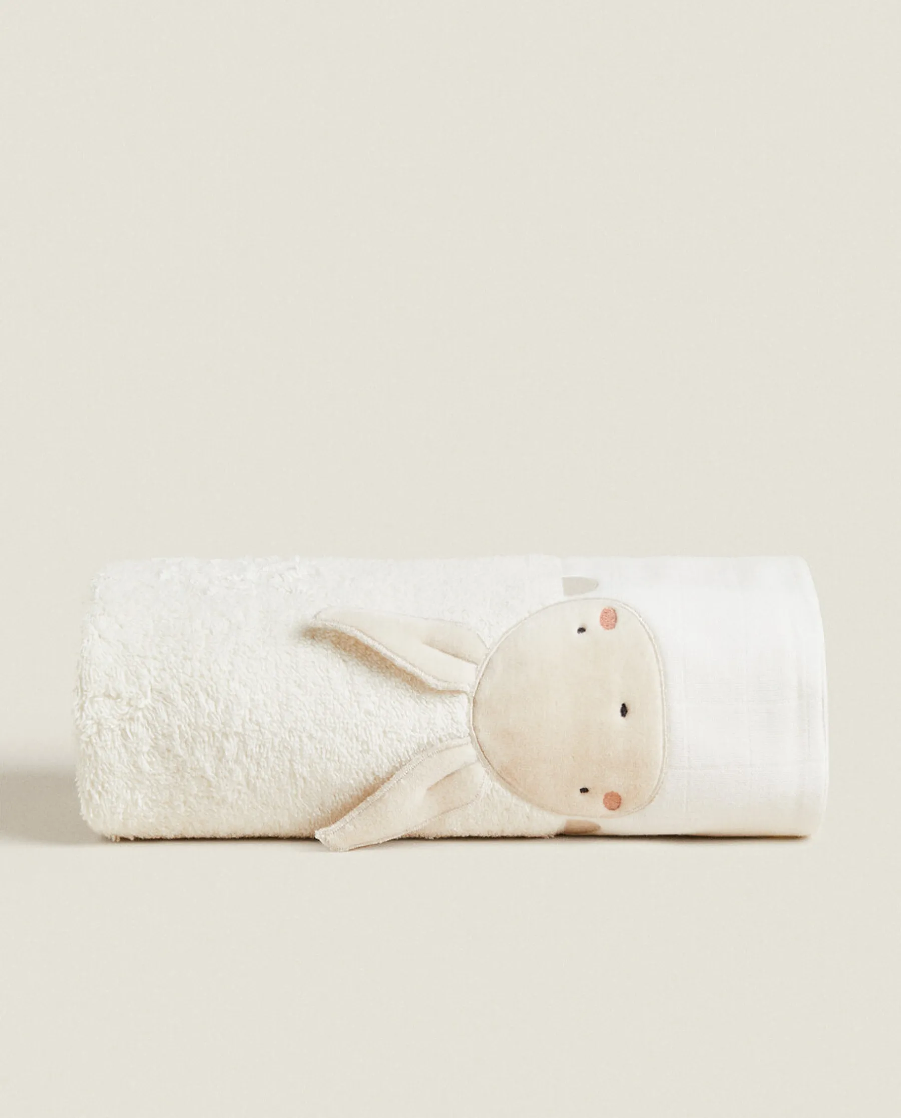ZARA Home Towel With Bunny Applique