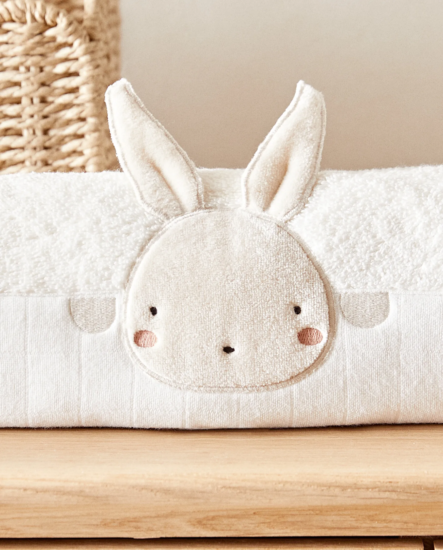 ZARA Home Towel With Bunny Applique