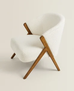 ZARA Home Upholstered Boucle Armchair
