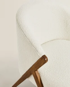 ZARA Home Upholstered Boucle Armchair