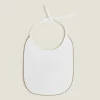 ZARA Home Velour Bib With Trim Detail