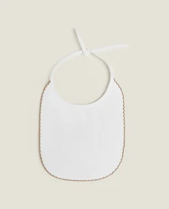 ZARA Home Velour Bib With Trim Detail