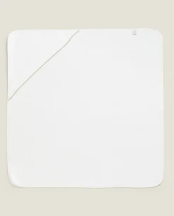 ZARA Home Velour Cape With Trim Detail