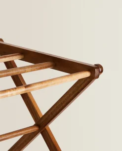 ZARA Home Vertical Folding Wooden Clothes Horse