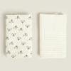 ZARA Home Waffle Multipurpose Kitchen Towel (Pack Of 2)