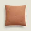 ZARA Home Waffle-Knit Throw Pillow Cover