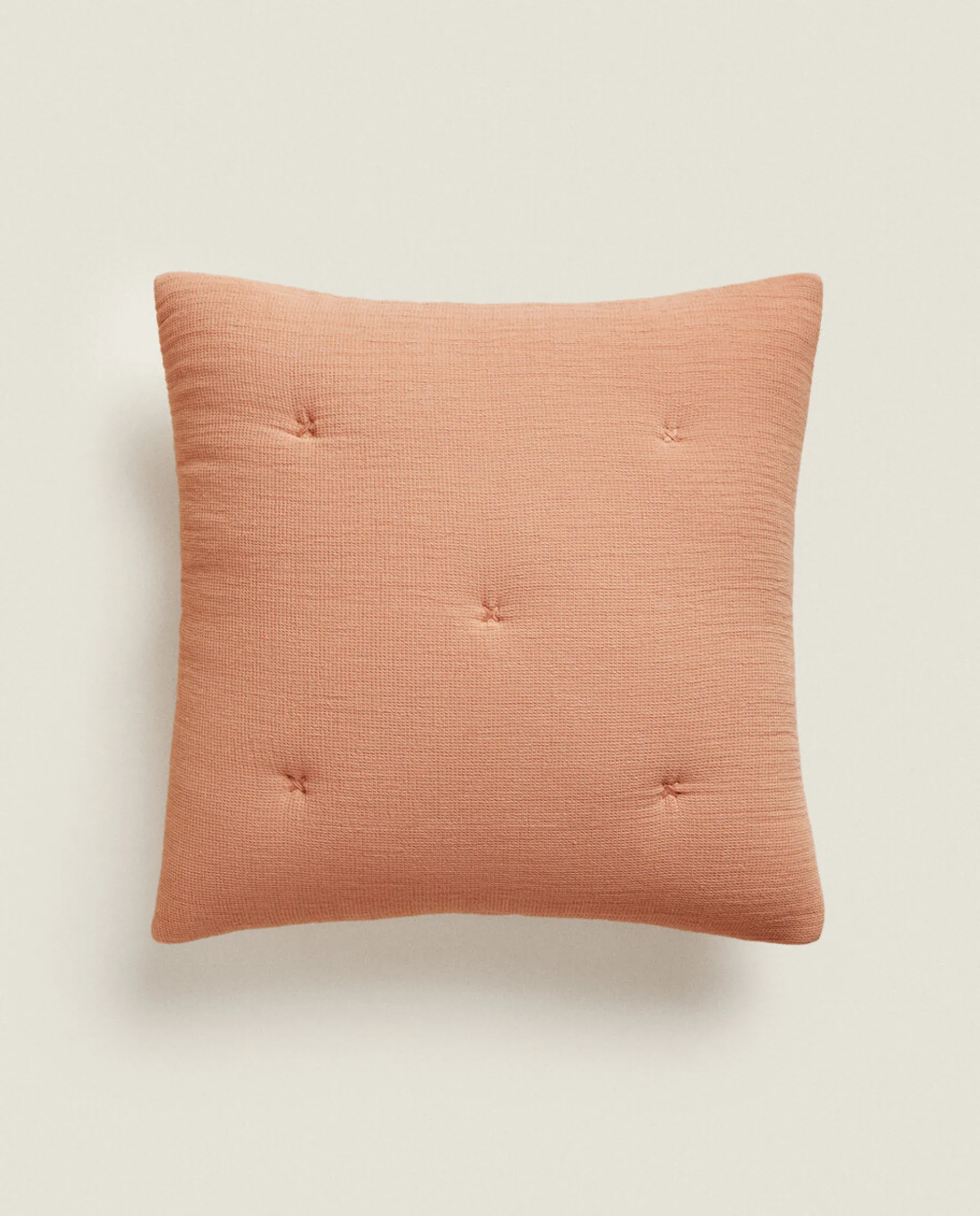 ZARA Home Waffle-Knit Throw Pillow Cover