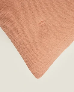 ZARA Home Waffle-Knit Throw Pillow Cover