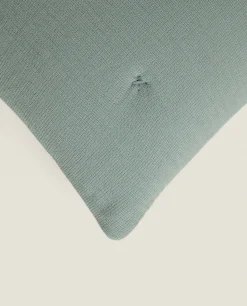 ZARA Home Waffle-Knit Throw Pillow Cover