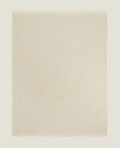ZARA Home Waffle-Texture Blanket