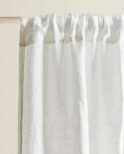 ZARA Home Washed Linen Curtain