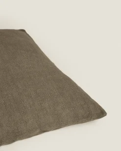 ZARA Home Washed Linen Throw Pillow Cover