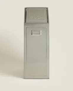 ZARA Home Wastepaper Basket With Lid (68 Oz)