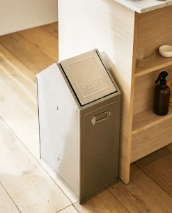 ZARA Home Wastepaper Basket With Lid (68 Oz)