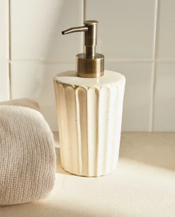 ZARA Home Wavy Ceramic Soap Dispenser