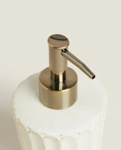 ZARA Home Wavy Ceramic Soap Dispenser