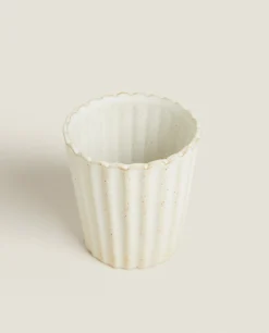ZARA Home Wavy Ceramic Tumbler