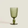 ZARA Home Wine Glass With Raised Design