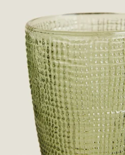 ZARA Home Wine Glass With Raised Design