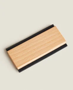 ZARA Home Wood And Metal Cashmere Brush