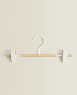 ZARA Home Wood And Metal Skirt Hanger (Set Of 2)